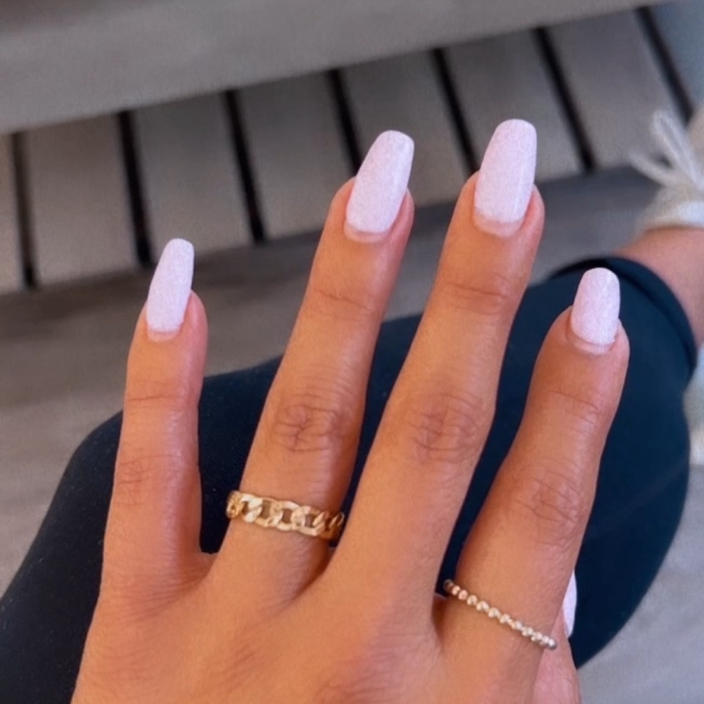 14K Italian Gold Cuban Curb Link Ring in size 6